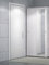 Dmora Guardaroba Tulipano, Armadio a 2 Ante scorrevoli e Specchio, Mobile con Barra Appendiabiti e Ripiani, 100% Made in Italy, 90x45h195 cm, Bianco