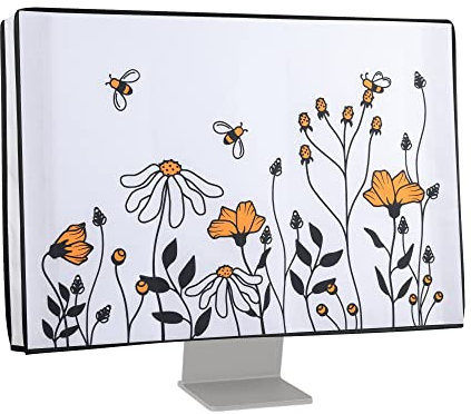 kwmobile 24-26 Monitor Hülle - PC Bildschirm Schutzhülle für 24-26 Monitor - Computer Cover Case