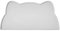 Tapis Gamelle Chat et Chien, Tapis Silicone Bol Antidérapant Tapis de Nourriture pour Animaux Imperméable (52x30 cm, Gris Clair)