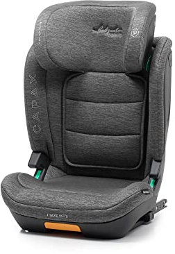 BABYAUTO - Capax Autokindersitz ISOFIX - Kinderautositz Gruppe 2/3 (15-36 kg/4-12 Jahre) iSize Sicherheit Autositz, Kopfstütze verstellbar, für Kinder - Grau
