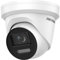DS-2CD2387G2-LSU/SL Acusense 4K 8MP IP PoE Turret Dome Camera, 2.8mm Wide Viewing Angle, Full Color Night Version, Two Way Audio, Outdoor, Strobe Light, Audio Alarm, Compatible with Hikvision NVR