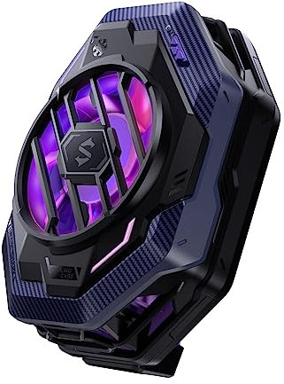 Black Shark Smartphone Cooler, Cooling Fan for iOS/Android, Cooling Power 20W, App Control, RGB Light Effect