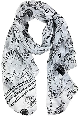 collezione alessandro Schal Reisepass Made in Italy, mit Seidenanteil 150cm x 80cm