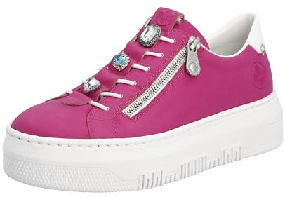 Rieker Damen M1954 Sneaker, Lila, 43 EU