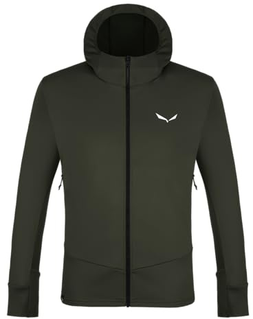 Salewa Puez Polarlite Hooded Jacket Men, Dark Olive, 2XL