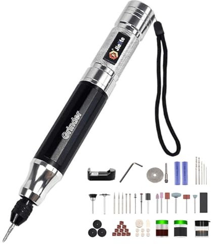 Elektrischer Gravurstift, Mini Graveur Gravurwerkzeug, wiederaufladbarer DIY-Drehwerkzeug-Set für Metall, Holz, Schmuck, Gravieren, Schnitzen, Polieren, Bohren, Beschriftung