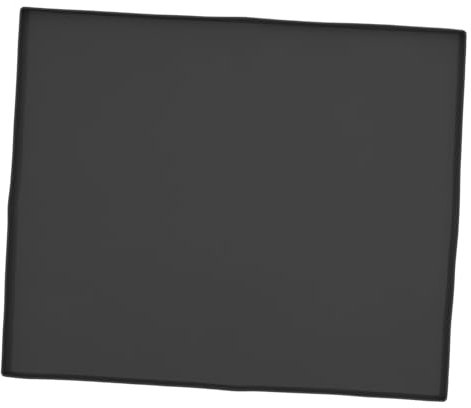 Homoyoyo Supérieure Pour Lave-linge Séchant Coussinet En Silicone Polyvalent Noir 600 X 500 Mm