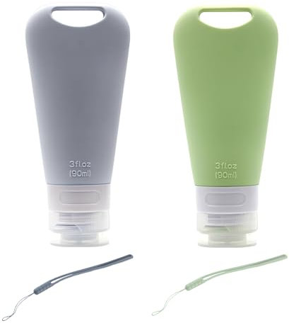 JCUGSBS 2PCS 90ml Botellas de Viaje de Silicona, Tubo de Comida para Rellenar Perros, Botella Silicona pipi Perro, Accesorios para el Adiestramiento Canino como Recompensa