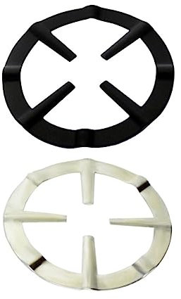 HOLIDYOYO 2stücke Gas Hob Rack Aus Hitzebeständigem Anti-rutsch Brenner Ständer Für Gaskocher Stabiles Herd Podest Für Kleinere Töpfe Und Espressokannen Für Zuhause Und Gastronomie