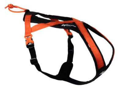 Hundegeschirr Rush Harness, Orange/Schwarz (5)