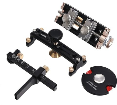 Luobannm 4PCS/Set(-D3-D4-D5) HD29 Honing Guide Woodworking Sharpening Jig for Chisels and Planer Blades