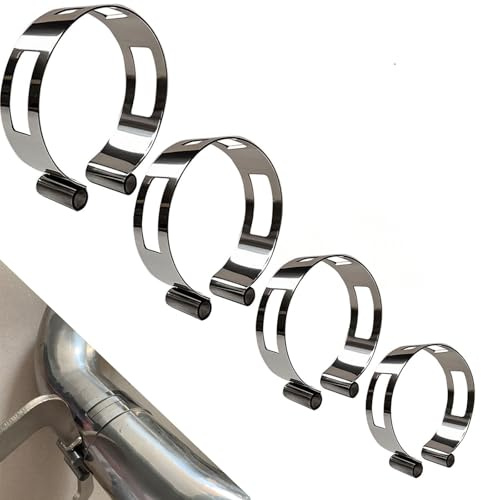 Stainless Steel Exhaust Band Clamp, Grip Welding Making Tool (2 2.5 3 3.5 (Pack of 4))