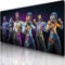 Erisa Fortnite Tapis Gamer Mode Zéro Construction – XXL 900x400mm, Surface Waterproof, Base Stable, pour Jeu Casual