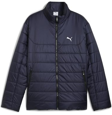 PUMA Giacca Imbottita Essentials da Uomo L, New Navy Blue
