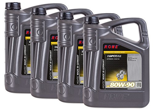 20 (4x5) Liter ROWE HIGHTEC TOPGEAR SAE 80W-90