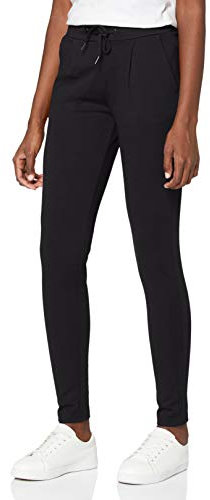ICHI IHKATE PA2 Damen Sweathose Sweatpants Relaxhose mit Stretch Schmaler Schnitt mit Elastikbund, Größe:M, Farbe:Black (10001)