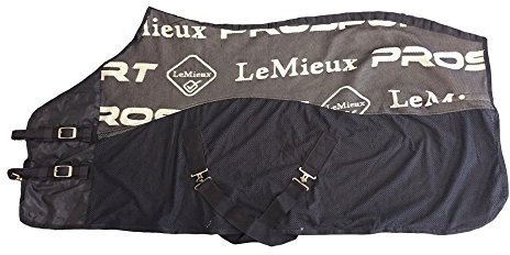 LeMieux Carbon Cooler Rug Pferdedecke, Schwarz, 2 m