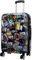 Polycarbonat Reisekoffer Trolley Hartschale - Design Weltreise Paris New York Athen Rio (Citykoffer)