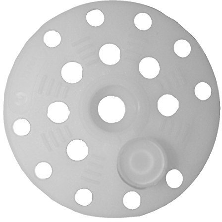 100 Stück Dämmstoffteller Dübelteller Dämmstoffhalter Halteteller für Holzschrauben