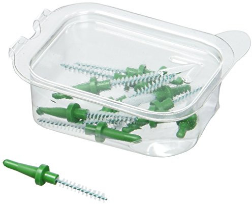 Pic-Brush Set mit 12 Ersatzbürsten, mittelgroß, Grün, 4 Stück