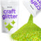 Hemway Craft Glitter 100g 3,5 Unzen Feinstsichter 1/128 0,008 0.2MM (Lindgrün Holographic)