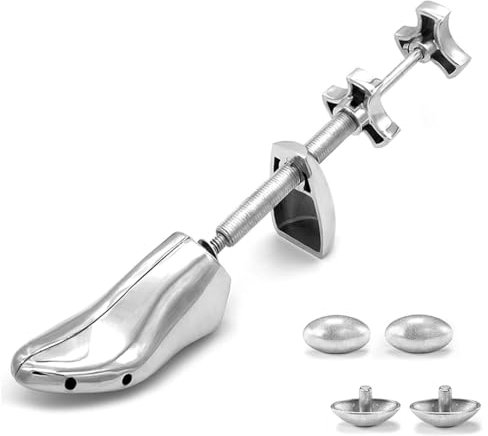 OPATER Professional Metal Shoe Stretcher Adjustable Width and Length Shoe Stretcher Widener Expander, Silver, Men's Size 7-13