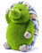 Garden Ornament Animal Flocked Grass Stone Effect Green Decorative Outdoor Figure Free Standing Statue Figurine (Hedgehog)