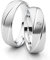 Kolibri Rings - Massive Silber Eheringe Rhodiniert Zirkonia Stein Trauringe Partnerringe Freundschaftsringe 100% Made in Germany - Gravur und Etui
