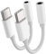 Paquete de 2 adaptadores USB-C a conector de auriculares de 3,5 mm, Type-C Android AUX Audio Dongle compatible con Samsung Galaxy S24 S23 S22 S21 S20 Note para Apple para iPhone 15 16 Pro Max conexión