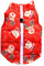 PetPhindU Hundemantel, Warme Baumwolle/Polyester Mantel, Winter, Rot, M, Wind- und wasserdicht, Cartoon, Weihnachten, Small, Unisex