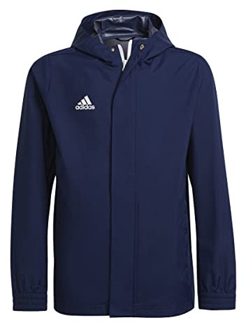 adidas Unisex Kinder Entrada 22 all-weather Windschutzjacke, Team Navy Blue, 16 Jahre EU