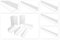 HEXIM Perfil angular isólico blanco – PVC ángulo de plástico, selección de medidas y grosores – (HJ 352, 40 x 40 mm) ventana perfil L esquina esquina