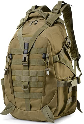 Long Keeper 35l Taktischer Militär Rucksack Trekkingrucksack Wanderrucksack Herren Damen Molle Survival Rucksack Wasserdicht für Outdoor Reisen Camping