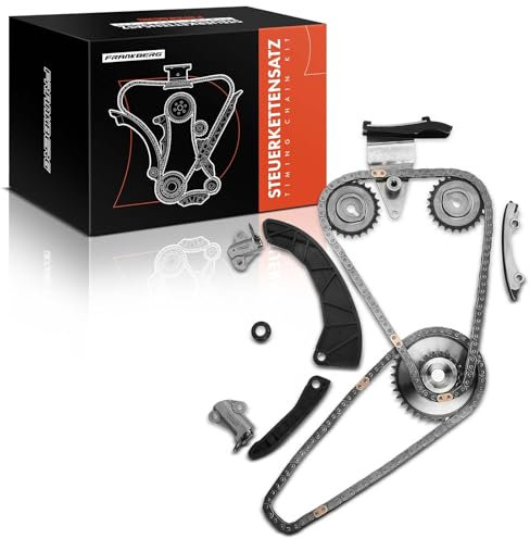 Frankberg Steuerkettensatz Kompatibel mit Accent Elantra Getz i10 i20 i30 iX20 Matrix Cee'D Cerato Picanto Pro Cee'D Rio Soul Venga 2005-Heute 243762A000