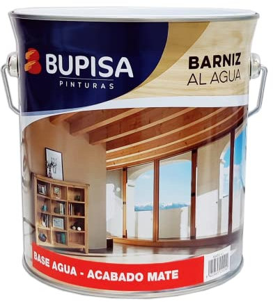 BUPISA - BARNIZ AL AGUA MATE INCOLORO BUPISA 4 LT