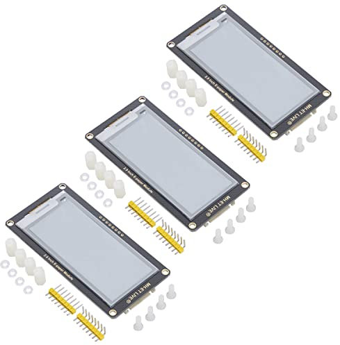 AZDelivery 3 x 2,9 Zoll ePaper Display Modul, 296x128 e-Ink Display Modul, geringer Stromverbrauch, SPI Unterstützung, kompatibel mit Control Boards und 3.3V/5V MCU Schnittstelle