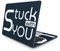 Sticker Master Stuck (Logo Coupé) Autocollant En Vinyle Pour Tout Le Corps Compatible Apple Macbook Pro Mac Air Pour Ordinateur Portable MacBook Pro 15 inch 2008 A1286