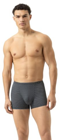 Mey Herren Boxershorts enganliegend Serie BC Quote | Klassischer Sitz, Ummantelter Elastikbund, Mit Weblabel, Minimal-Print, Flache Beinabschlüsse, Gr. 4-8