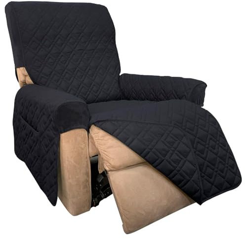 Easylife Angepasster Rückenlehnenschutz, wasserabweisend, Bezug für Liegestuhl, Stuhlschutz, Sesselschutz, Bezug für Liegestuhl, Möbelschutz