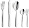 Beckmann & Rommerskirchen Besteckset 60-teilig 3111 LUNA | Spülmaschinengeeignet | Hochglanzpoliert | Essbesteck für 12 Personen | Besteck Set 60 teilig