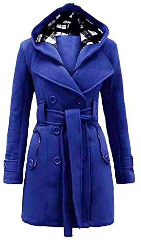 Wollmantel Damen Winter Kurz Wolljacke Mit GüRtel Trenchcoat Zweireihiger Mantel Wollmischung Mantel Herbst üBergangsjacken Winterjacke Warm GefüTtert Kunstpelz Wintermantel Winterparka Mit Kapuze