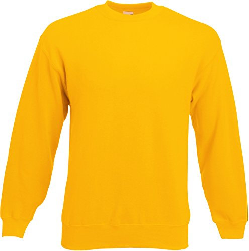 Fruit of the Loom Sweatshirt Set S M L XL XXL (XXL, Gelb)