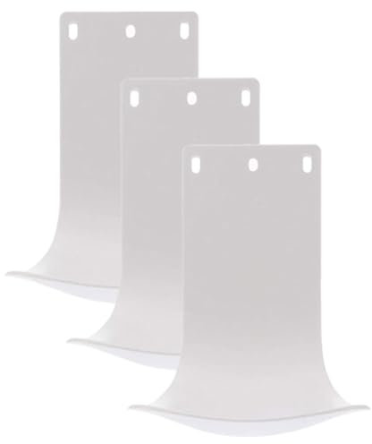 Operitacx Seifenspender Abtropfschale Tropfschale Desinfektionsspender Desinfektionsmittelspender Seifenschale Wand Tropfschutz Drip Tray für Eurospender Wandspender 3 Stück Weiß