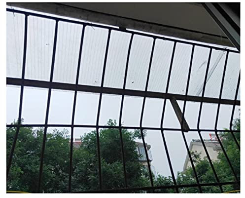 Durchsichtige Acrylplatte Polycarbonat-Glasscheiben-Ersatz, Gewächshausabdeckung, Tür-Carport-Markisenvordach, Bruchfest, Leicht Zu Schneiden, Zu Bohren, Zu Biegen, For Heimwerker, Industrie, Handwerk