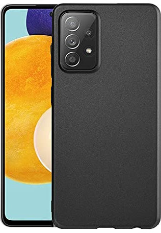Totill Samsung Galaxy A52 5G hülle Silikon, Hanyhülle für Samsung Galaxy A52 Stoßstange Stoßfest Kratzfestigkeit rutschfest Schutzhülle Silikon Hüllen für Galaxy A52 5G case Cover - Schwarz