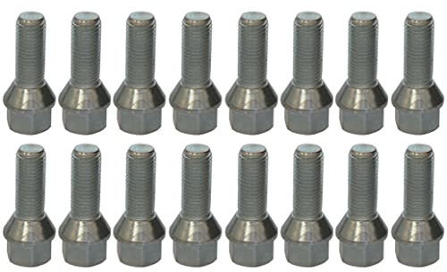 16 x Radschrauben Radbolzen M12x1,5x24mm Kegelbund Kegel SW17 60°
