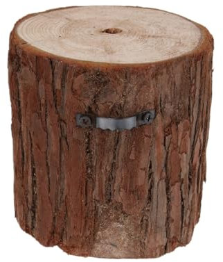 COHEALI Support De Décoration en Bois Support pour Plantes Design en Forme De Souche pour Décorations