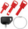 CHolic 4-teiliges Universal-Schneefräsenschlüssel-Set, kompatibel mit Briggs and Stratton MTD Craftsman Tecumseh Troy-Bilt Toro Poulan Schneefräse