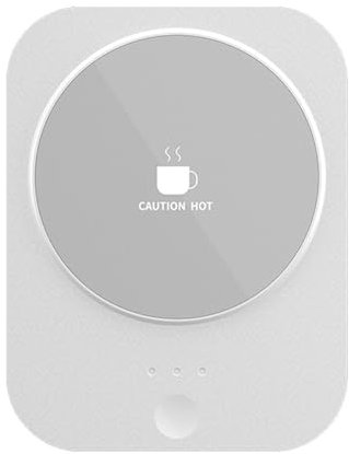 Scalda-tazze da caffè, scalda-tazze da caffè USB, con spegnimento automatico e 3 impostazioni di temperatura, scalda tazze per scrivania, scalda-tazze per caffè, bevande, candele, latte, tè (bianco)