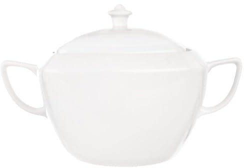 Porzellan-Suppenvase Suppenvase Suppenterrine aus Porzellan mit Deckel 3,5 L